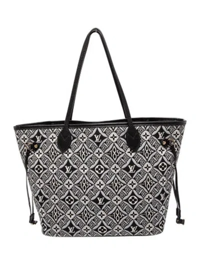 Pre-owned Louis Vuitton Since 1854 Neverfull W/pouch Mm In Black