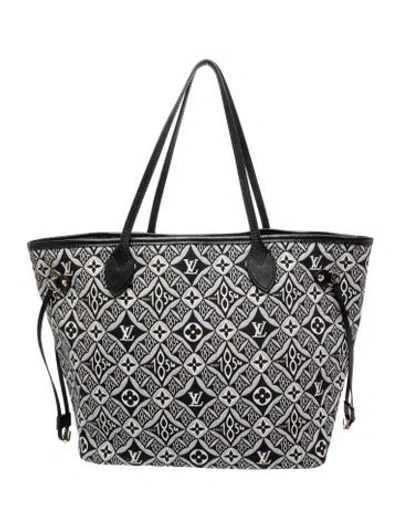 Pre-owned Louis Vuitton Since 1854 Neverfull W/pouch Mm In Black