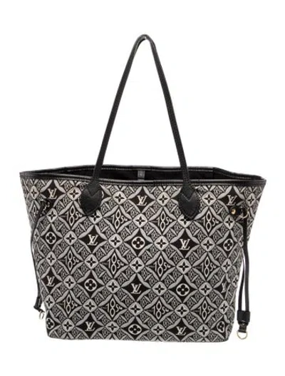 Pre-owned Louis Vuitton Since 1854 Neverfull W/pouch Mm In Black