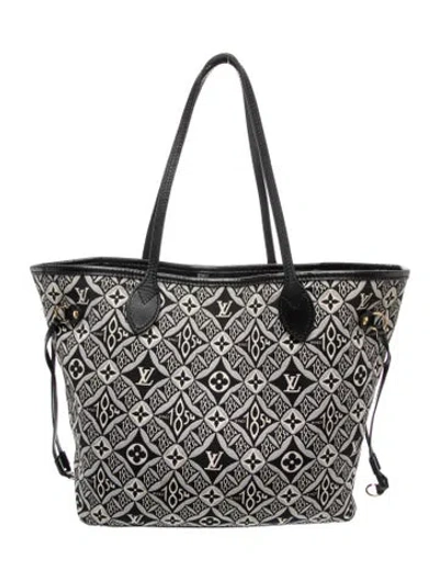 Pre-owned Louis Vuitton Since 1854 Neverfull W/pouch Mm In Black