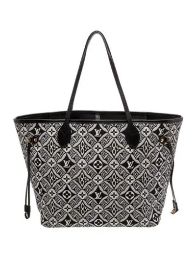 Pre-owned Louis Vuitton Since 1854 Neverfull W/pouch Mm In Black