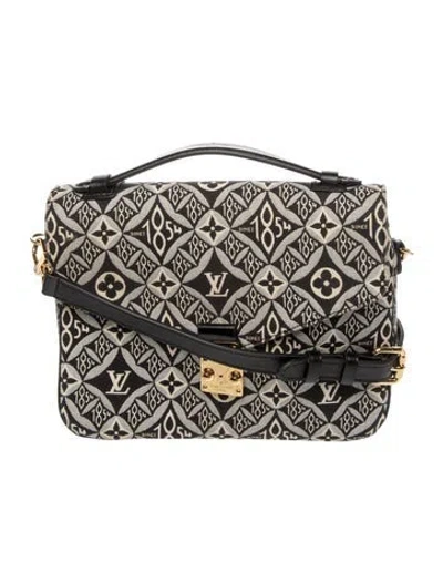 Pre-owned Louis Vuitton Since 1854 Pochette Métis In Black