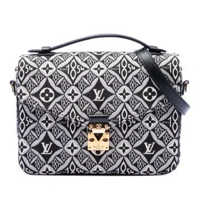 Pre-owned Louis Vuitton Since 1854 Pochette Metis In Black