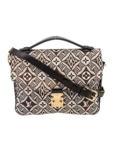 Pre-owned Louis Vuitton Since 1854 Pochette Métis In Brown