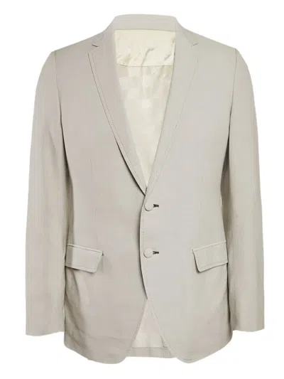Pre-owned Louis Vuitton Single-breasted Cotton Blazer In Neutral