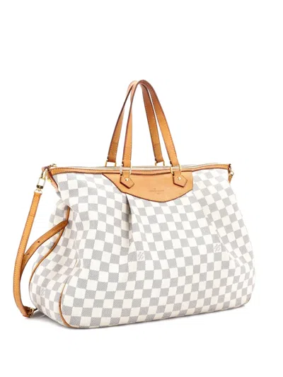 Pre-owned Louis Vuitton Siracusa Handbag Damier Gm Shoulder Bag In Neutral