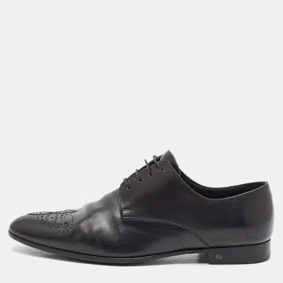 Pre-owned Louis Vuitton Size 42.5 Black Leather Brogues