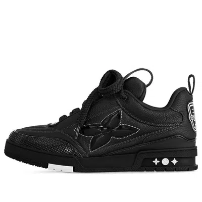 Pre-owned Louis Vuitton Skate Sneakers 'black White' In Multi