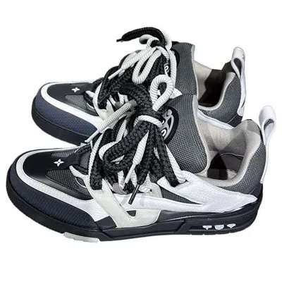 Pre-owned Louis Vuitton Skate Sneakers 'grey Black'