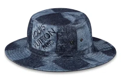 Pre-owned Louis Vuitton Skater Hat Damier Salt Marine