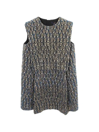 Pre-owned Louis Vuitton Sleeveless Mini Dress In Black