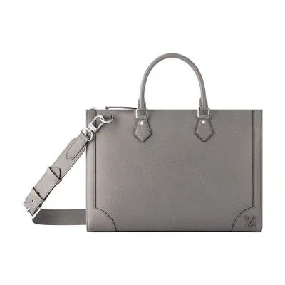 Louis Vuitton Slim Briefcase In Blue