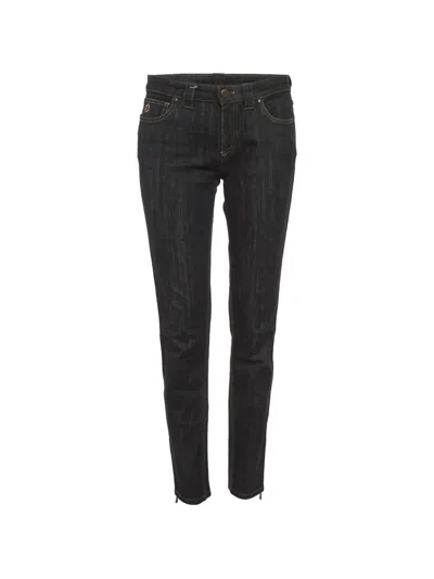 Pre-owned Louis Vuitton Slim-fit Jeans In Blue