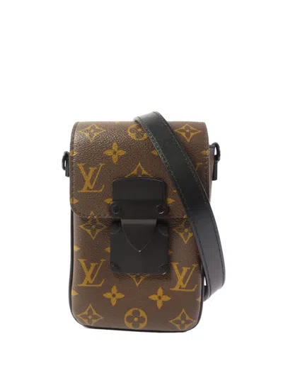 Pre-owned Louis Vuitton S-lock Messenger Bag In Brown