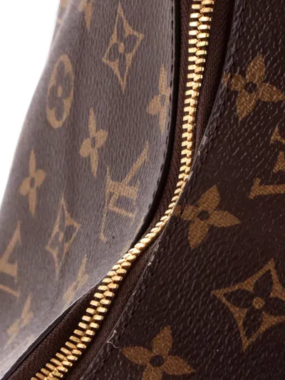 Pre-owned Louis Vuitton Slouchy Handbag Monogram Canvas Mm Hobo Bag In Brown