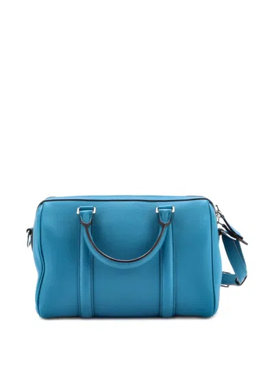 Pre-owned Louis Vuitton Sofia Coppola Sc Bag Leather Bb Satchel In Blue