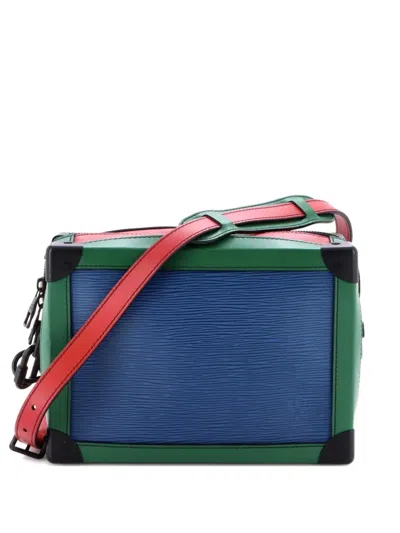 Pre-owned Louis Vuitton Soft Trunk Bag Colorblock Epi Leather Crossbody Bag In Multi