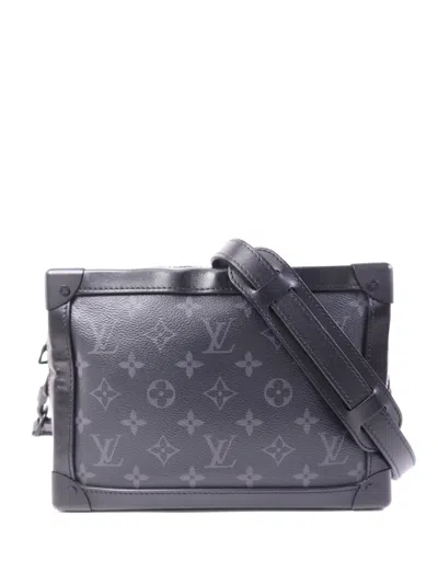 Pre-owned Louis Vuitton Soft Trunk Shoulder Bag In Black