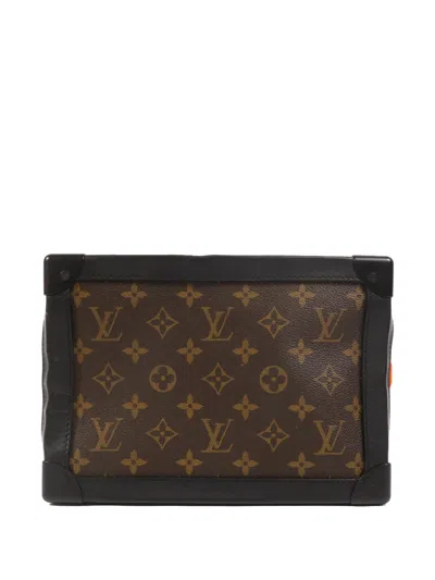 Pre-owned Louis Vuitton Soft Trunk Shoulder Bag In Black