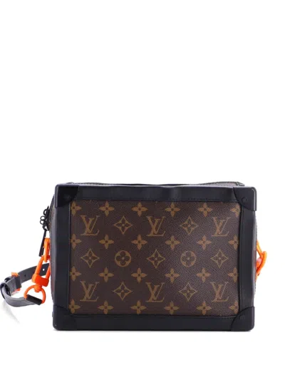 Pre-owned Louis Vuitton Solar Ray Soft Trunk Bag Monogram Canvas Crossbody Bag In Black