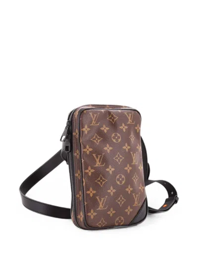 Pre-owned Louis Vuitton Solar Ray Utility Side Bag Monogram Canvas Crossbody Bag In Brown