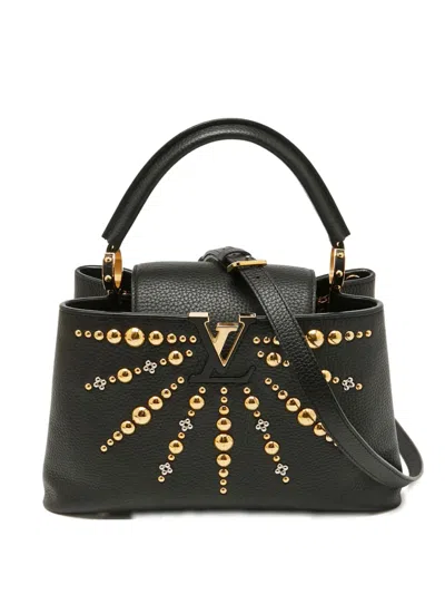 Pre-owned Louis Vuitton Soleil Capucines Shoulder Bag In Black