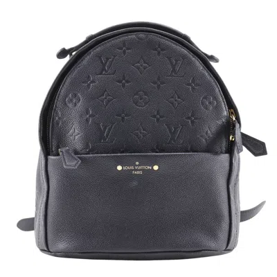 Pre-owned Louis Vuitton Sorbonne Backpack Monogram Empreinte Leather Black Leather Backpack Bag ()
