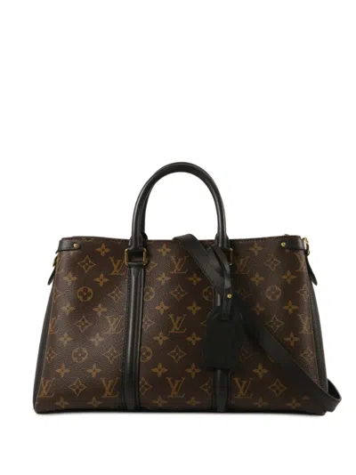 Pre-owned Louis Vuitton Soufflot Monogram Tote Bag In Brown