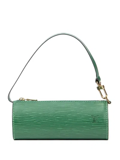 Pre-owned Louis Vuitton Soufflot Tote Bag In Green