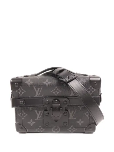 Pre-owned Louis Vuitton Soul Trunk Monogram Eclipse Tote Bag In Gray