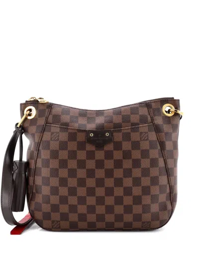 Pre-owned Louis Vuitton South Bank Besace Bag Damier Crossbody Bag In Brown
