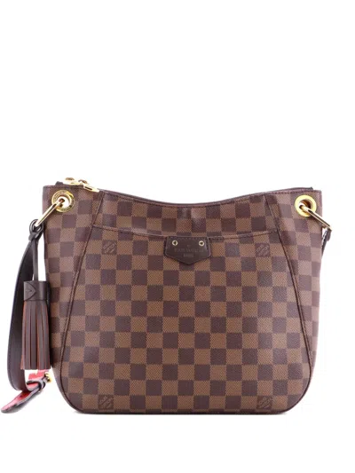 Pre-owned Louis Vuitton South Bank Besace Bag Damier Crossbody Bag In Brown