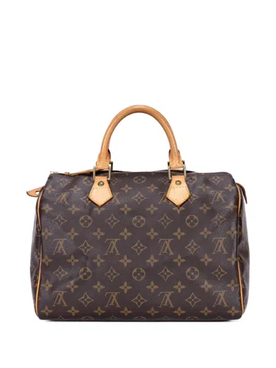 Pre-owned Louis Vuitton Speedy 3 Monogram Handbag In Brown