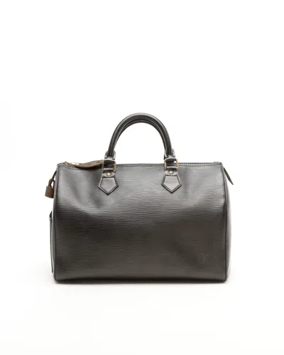 Pre-owned Louis Vuitton Speedy 30 Epi Bag In Black