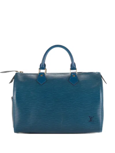 Pre-owned Louis Vuitton Speedy 30 Tote Bag In Blue