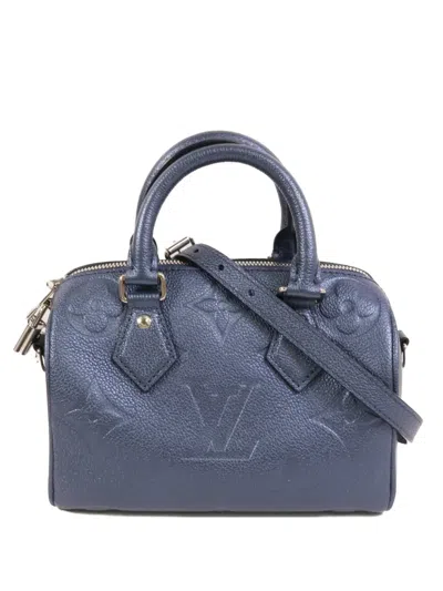 Pre-owned Louis Vuitton Speedy Bandoulière 20 Tote Bag In Blue