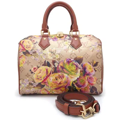 Pre-owned Louis Vuitton Speedy Bandoulière 25 Canvas Handbag () In Multi