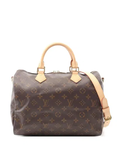 Pre-owned Louis Vuitton Speedy Bandoulière 30 Two-way Handbag In Brown