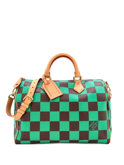Pre-owned Louis Vuitton Speedy Bandouliere Bag Damier Pop 40 Satchel