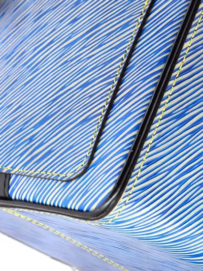 Pre-owned Louis Vuitton Speedy Bandouliere Bag Epi Leather 25 Satchel In Black