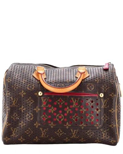 Pre-owned Louis Vuitton Speedy Handbag Perforated Monogram Canvas 30 (authentic Pre-  Loved)