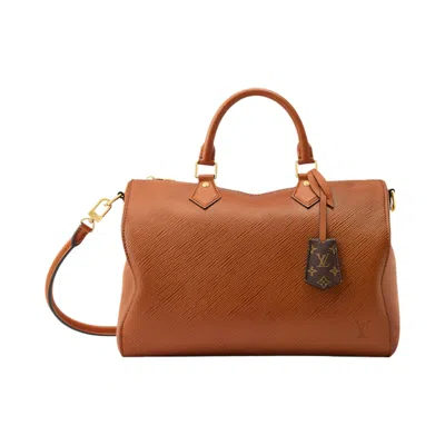Pre-owned Louis Vuitton Speedy Soft 30 'tan Epi Leather' | Men's Size Onesize In Brown