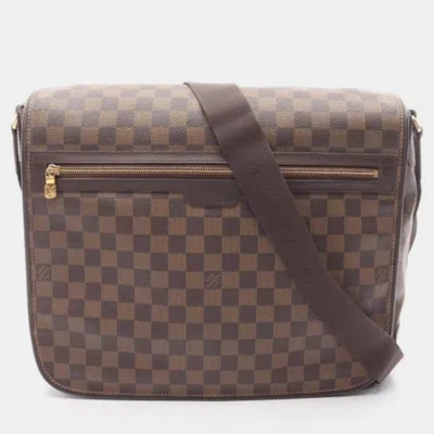 Pre-owned Louis Vuitton Spencer Damier Ebene In Brown