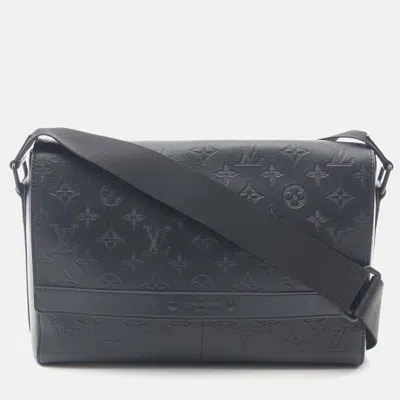 Pre-owned Louis Vuitton Splinter Messenger Shoulder Bag M44729 Monogram Shadow Black Used