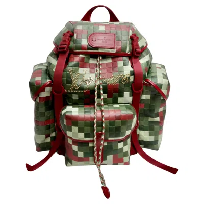 Pre-owned Louis Vuitton Spring 2024 Limited Edition Numbered Camouflage Damier Backpack In Black