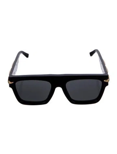 Pre-owned Louis Vuitton Square Tinted Sunglasses In Black