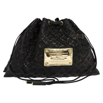 Pre-owned Louis Vuitton Squishy Black Canvas Shoulder Bag ()