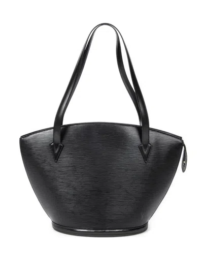 Pre-owned Louis Vuitton St-jacques Shopping Gm Shoulder Bag In Black