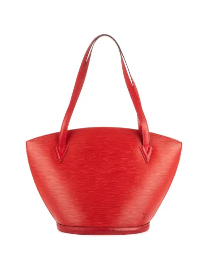 Pre-owned Louis Vuitton St. Jacques Tote Bag In Red