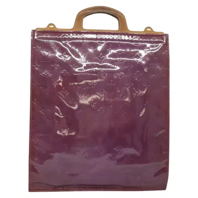 Pre-owned Louis Vuitton Stanton Purple Patent Leather Tote Bag ()